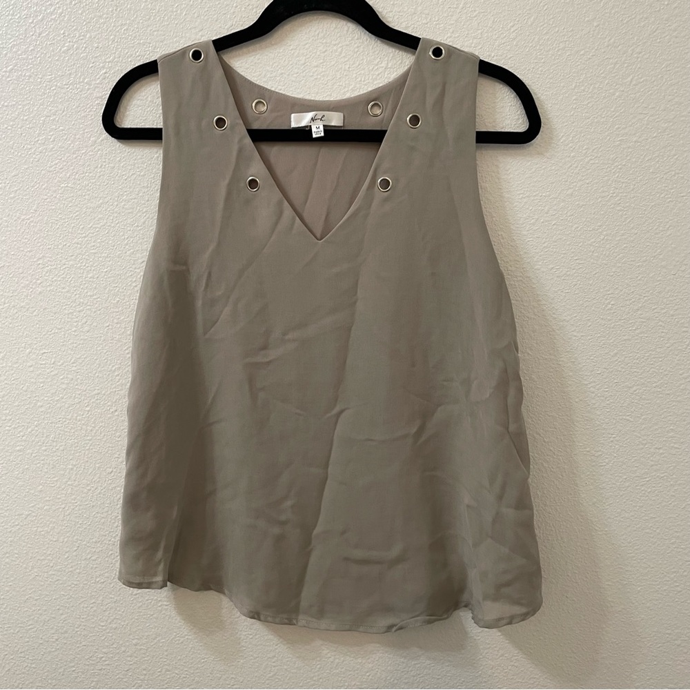 Novah blouse tan medium
